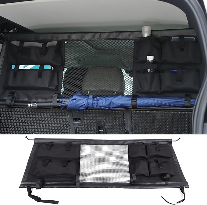 Pet Restraint Net Dog Fence Car Backseat Divider Vehicle Gate Cargo Area Travel Trunk Mesh Net Screen for Land Rover Defender 110 1984-2018 2019 2020 2021 2022 2023 2024 2025+