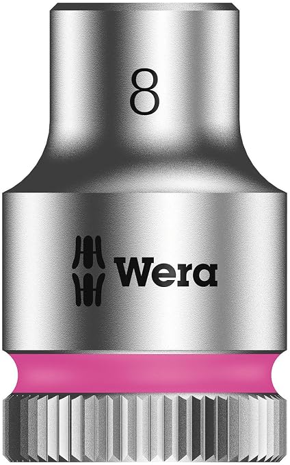 WERA 05003973001 Belt B 4 Zyklop Socket Set, 3/8" Drive, 9 Pieces