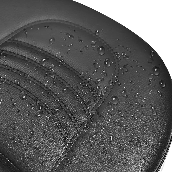 Adjustable Front Driver Rider Backrest Pad Plug-In Back Rest With Pocket Mounting Kit Compatible With Indian Chief Chieftain Roadmaster Springfield 2014-2025(Not for Indian Chieftain PowerPlus)
