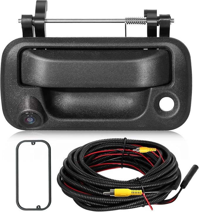 Rear Tailgate Handle Backup Camera Compatible with with 2005-2014 Ford F150, 2008-2016 F250 F350 F450 F550 Super Duty, 2007-2010 Explorer, 170° Viewing Angle, Replace# 8L3Z9943400AC
