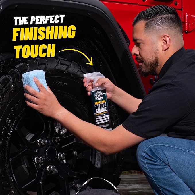 Chemical Guys Car Detailing Kit, Interior and Exterior Cleaning, 9-Piece | Includes Tire Shine, Quick Detailer, Total Interior & Glass Cleaner, Microfiber Towels, Applicator & Storage Bag