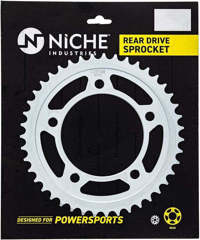 NICHE Drive Sprocket Chain Combo for Honda CTX700 NC700X Front 16 Rear 43 Tooth 520 X-Ring 120 Links