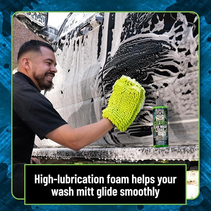 Chemical Guys High Impact Car Wash Soap, Deep Cleaning Vehicle Shampoo With Thick High Lubricity Suds, For Paint, Clear Coat, Wheels, and Exterior Surfaces - 128 Fl Oz