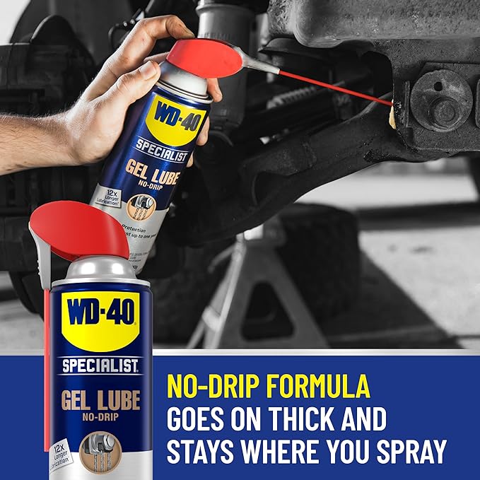 WD-40 Specialist Gel Lube with SMART STRAW SPRAYS 2 WAYS, 10 OZ [6-Pack]