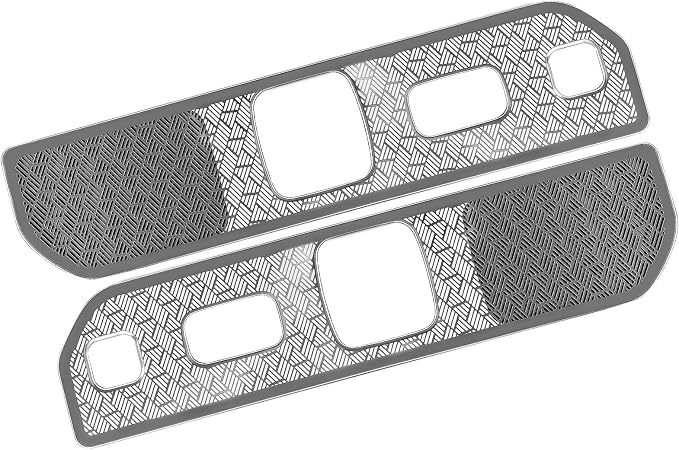 Stainless Steel Chrome Rear Trunk Speaker Cover Car Speaker Protection Trim Cover Compatible with Kia Telluride 2027 Accessories (Silver)
