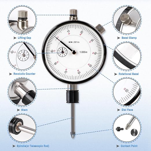 6434 Sleeve Height and Counter Bore Gauge for All Diesel Engines | Cylinder Bore Gauge and Engines with Sleeved Cylinders Compatible with Caterpillar Cummins Detroit Diesel