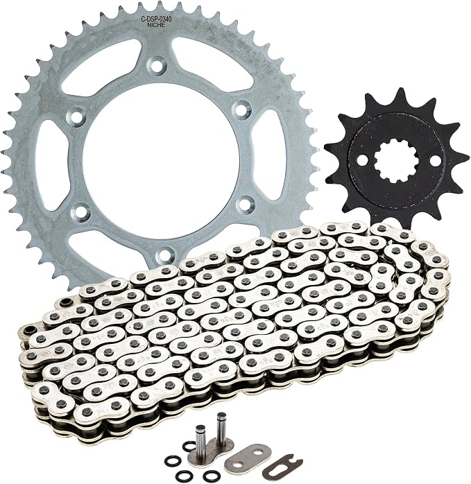 NICHE Drive Sprocket Chain Combo for Honda CRF250F Front 13 Rear 50 Tooth 520 O-Ring 120 Links