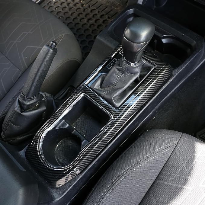 14PCS Full Set Interior Decoration Trim Kit Compatible with Toyot@ Tacoma 2016-2022 Central Control Dashboard Frame Cover Shift Knob Cover Air Vent Trim Cover Window Button Cover (Carbon Fiber)