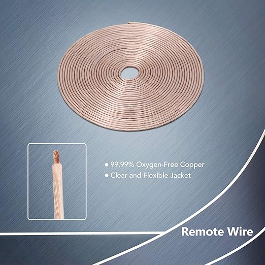 Recoil PCK8 True 8 Gauge 99.99% Oxygen Free Copper Complete Amplifier Wiring Kits, Subwoofer Installation Wiring Wire