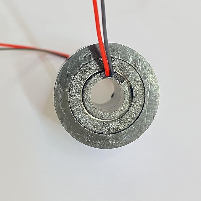 Taidacent Hollow Slip Ring Signal Power Continued 2/4/6/12 Road Collector Ring Conductive Electric Motor Slip Ring Rotating Connector (2 Wire 1.5A Inner Hole 7mm Outer Diameter 22mm)