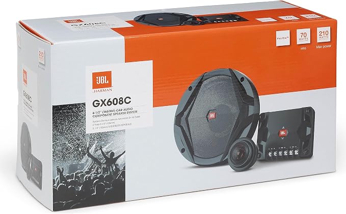 JBL GX608C 210 Watt 6-1/2" 2-Way GX Series Complete Component System