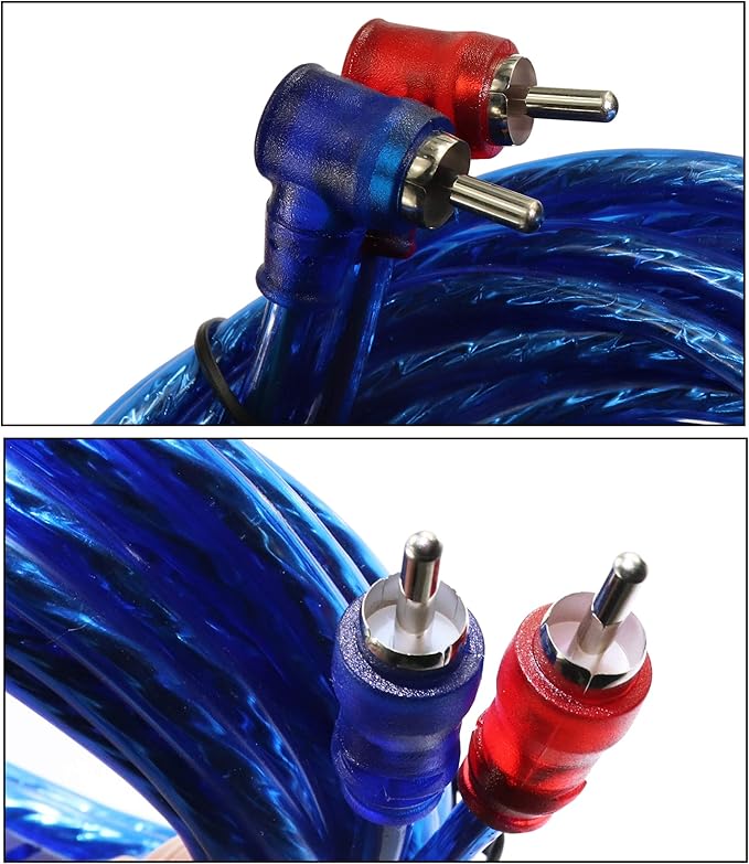 10 Gauge Car Amp Wiring Kit –Welugnal A Car Amplifier Install subwoofer Wire Wiring Kits Helps You Make Connections and Brings Power to Your Radio, Subwoofers and Speakers Amp Power Wire