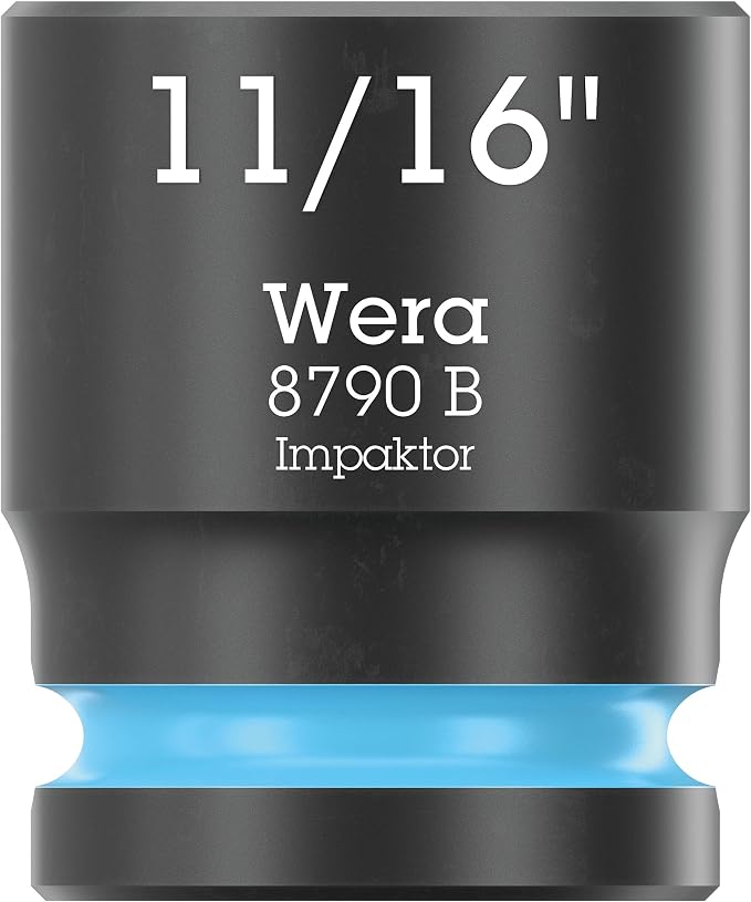WERA - 05005452001-9608 Magnetic Rail B Impaktor Imperial 1, 9 Pieces