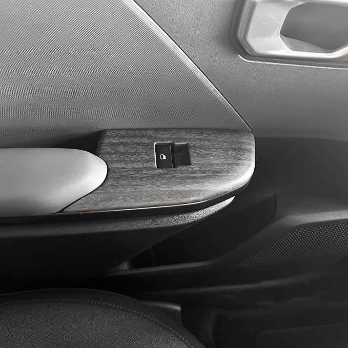 YOUTOOCAR Door Lock Switch Covers Compatible with Kia K4 2025-2026 Accessories (Wood Grain)