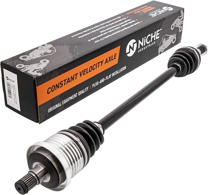 NICHE Rear CV Axle Half Drive Shaft for Can-Am 705501846 705502356 | For Can-Am, Fits 2013-2018 Maverick 1000R, 2014-2018 Maverick Max 1000R, Replaces 705501846, 705502356, 705501948, 705502412