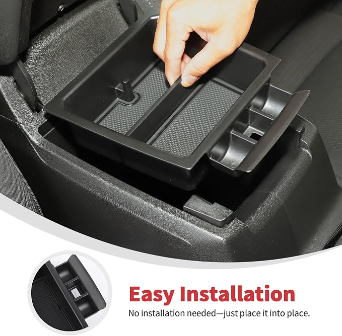 Linskip Center Console Organizer Tray with Non-Slip Mat Compatible with Chevy Colorado & GMC Canyon 2023 2025 2026+, Console Insert Storage Tray for Colorado & Canyon Interior Accessories