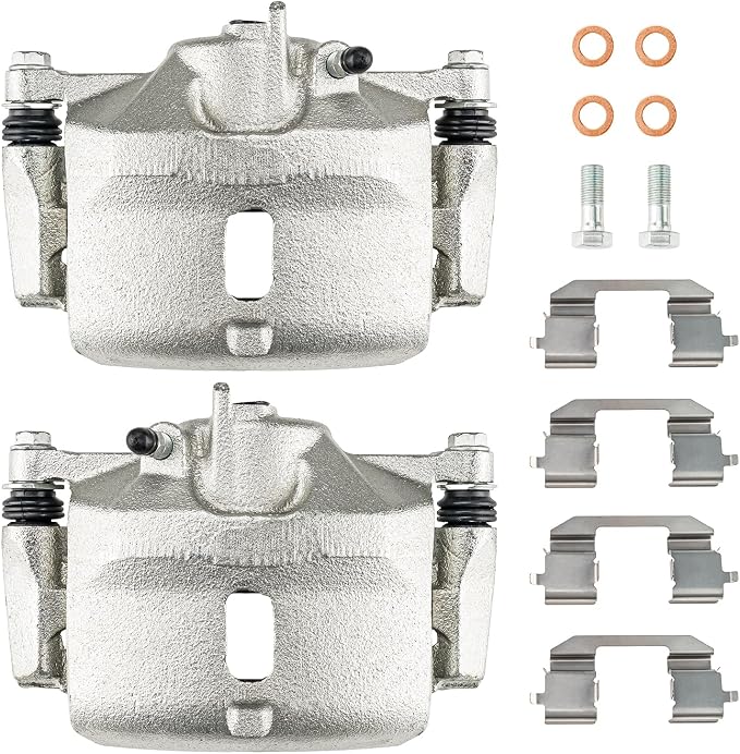 KAX Disc Brake Caliper Assembly Fit for Civic 2006-2011 1.8L, Civic 2001-2005 1.7L, Civic 1996-2000 1.6L, Insight 2010-2013, Civic 2002-2003 2.0L, Insight 2014 1.3L, Front Side