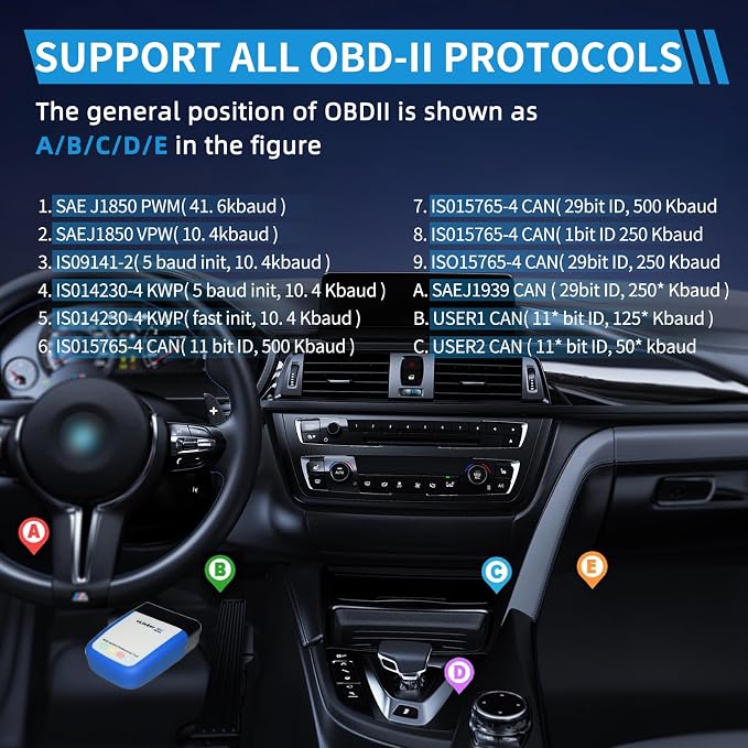 VGATE vLinker BM BT3.0 Bluetooth OBD2 Scanner for Car Diagnostic Scan Tool, Check Engine Light Code Reader, Wireless OBD2 Scanner Auto Diagnostic Scan Tool for Android & Windows (Not iOS)