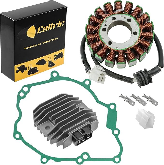 Caltric Stator & Regulator Rectifier with Gasket Compatible with Yamaha Yzf-R6 Yzf R6 2003 2004 2005