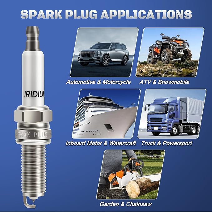 Iridium Spark Plugs 6 Pack XP5701 Fits for 2011-2021 3.6 Dodge Challenger Charger Durango Grand Caravan Journey & Jeep Grand Cherokee Wrangler & Chrysler 200 300 Town and Country & Ram 1500 V6 3.6L