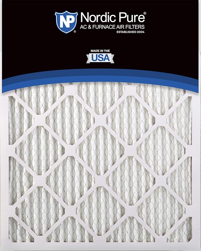 Nordic Pure 14x24x1 (Actual Size: 13 3/4 x 23 3/4 x 3/4) Pleated MERV 14 Air Filters 4 Pack