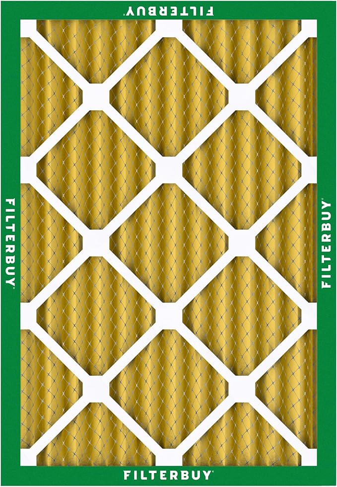 Filterbuy 18x20x2 Air Filter MERV 11 Superior Pet & Allergy Defense (3-Pack), Electrostatic Pleated HVAC AC Furnace Filters Replacement (Actual Size: 17.50 x 19.50 x 1.75)