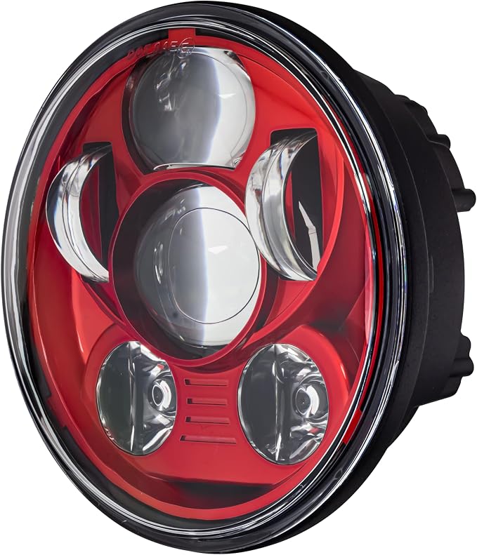 Eagle Lights Indian Scout Red Headlight Kit - Fits 2014 to Current Scout, 60, and Bobber