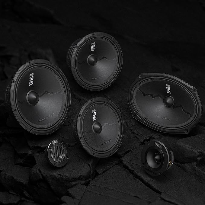 AudioControl EPICPRO3NT Epic PRO 3” Neodymium Tweeters Car Audio Speakers Set (Pair), 180W Max, 4 Ohms, Crossover & Protective Grilles Included, Pro Audio High SPL