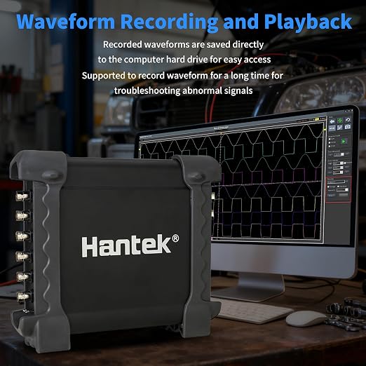 Hantek 1008C+HT201+HT30A+HT307 PC USB 8CH Automotive Diagnostic Digital Oscilloscope/DAQ/Programmable Generator