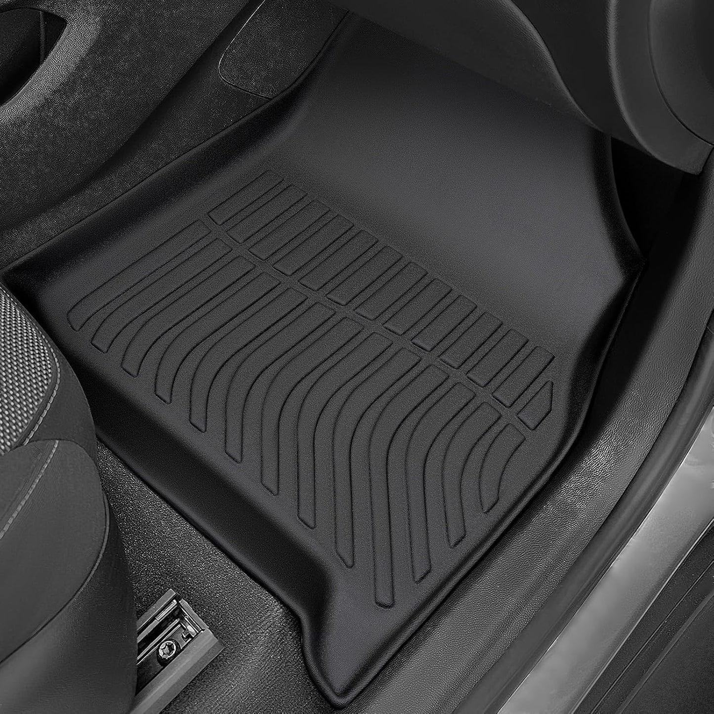for 2018-2023 Chevy Traverse Floor Mats & Cargo Liner only for 7 Seats, for 2018 2019 2020 2021 2022 2023 Chevy Traverse Accessories All Weather Bucket Seats (Fit 2024 Traverse Limited)