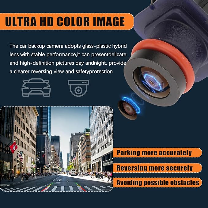 AG1Z-19G490-D Rear View Backup Camera Compatible with Ford Taurus Limited SEL SE SHO 2010 2011 2012 Park Assist Camera Replaces # AG1Z19G490D