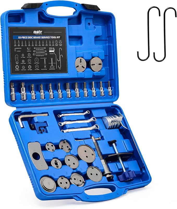 Orion Motor Tech XZN Triple Square Spline Bit Sockets & 34pc Brake Caliper Tool Set, Bundle