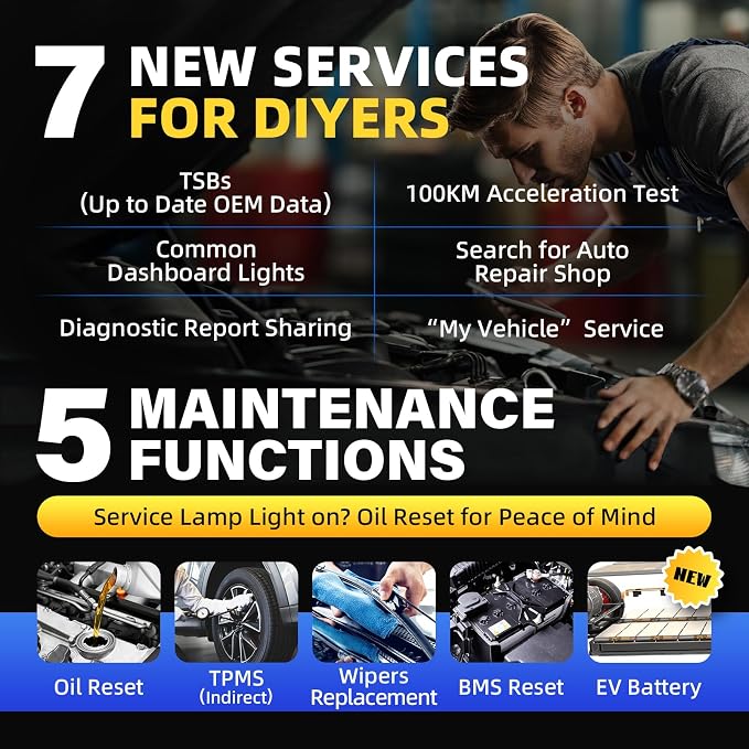 Autel AP2500E/AP2500 OBD2 Scanner Bluetooth Code Reader, Upgraded of AP200, OBDII Scanner All-System Diagnostic Tool, CAN FD, 5 Hot Resets, AutoVIN, Check Engine Light, Car Code Reader for Android/iOS