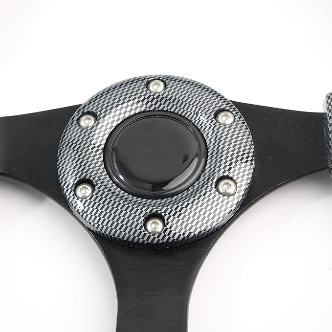 Black Spokes Golf Cart Steering Wheel For Club Car DS and Precedent Tempo EZGO RXV & TXT Yamaha Golf Cart Steering Wheel