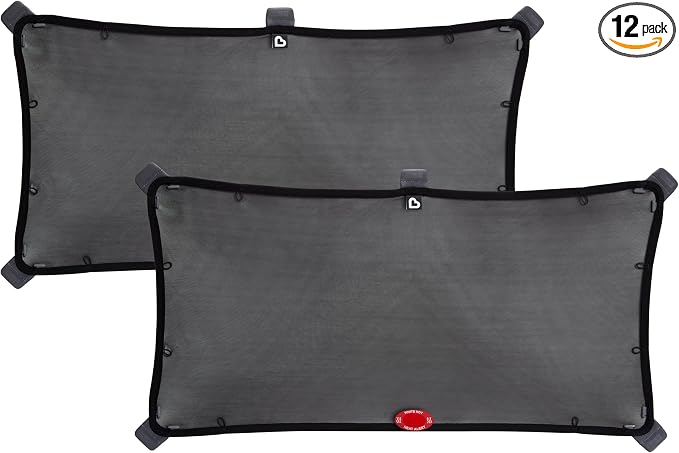 Munchkin® Brica® Magnetic Stretch to Fit™ Sun Shade, Black (Pack of 12)