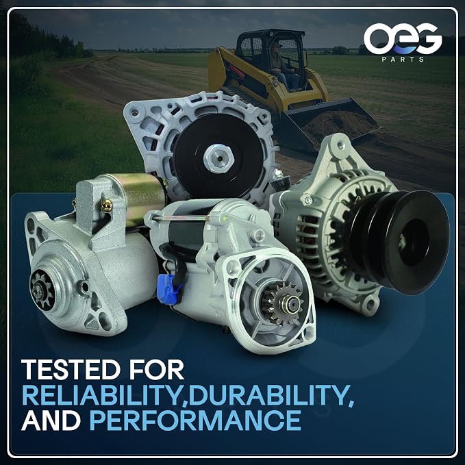 Parts Player New Starter Compatible with Kubota RTV400Ci 2012 2013 ATV UTV with 16HP Gas Engine 12V 12 Tooth SND0722 E7179-70130 E717970130 428000-9400 4280009400 410-52321 41052321 22B-70501-00