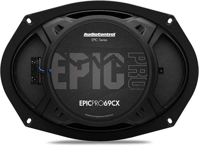AudioControl EPICPRO69CX Epic PRO 6x9 Coaxial Car Speakers Set (Pair), 300W Max, 4 Ohm, Rear or Front Door Speakers for Truck or Car Audio System, Pro Audio High SPL Full Range Speakers