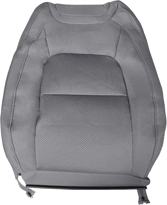 Driver Bottom & Top Back Cloth Dark Ash Gray Seat Cover, Driver Side Seat Cover Fit for 2015-2022 Chevy Colorado LT/GMC Canyon SLT