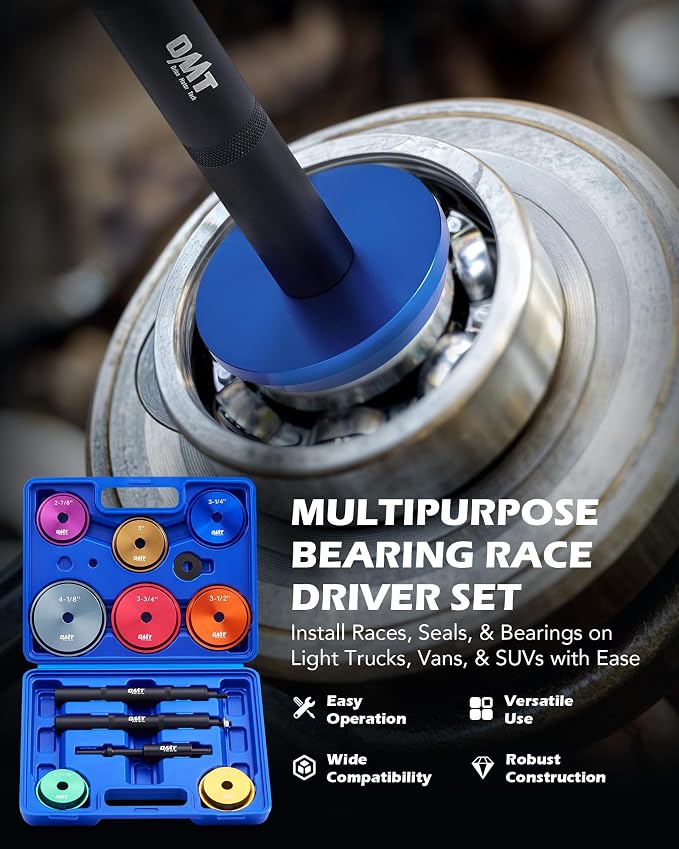 Orion Motor Tech 10pc Bearing Race and Seal Driver Set & 15pc Bearing Press Kit, Bundle