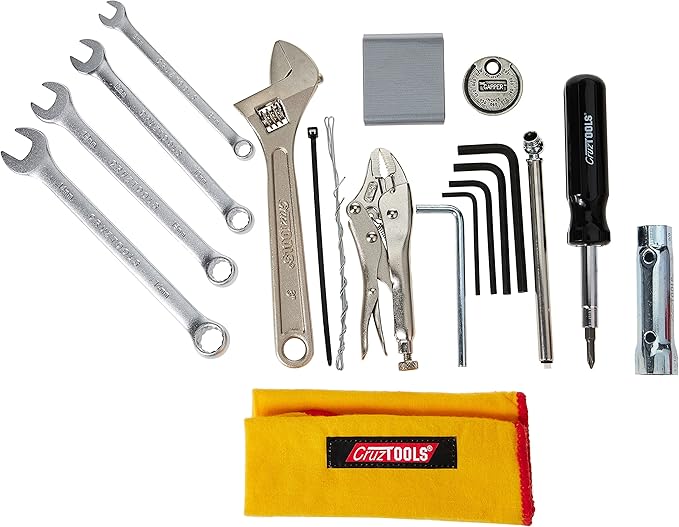 CruzTOOLS EKM1 EconoKIT M1 Tool Kit for Japanese Metric Motorcycle, ATV, UTV