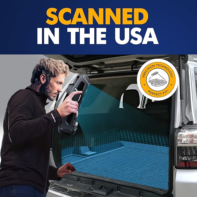 Premium Cargo Liner for Chevrolet Blazer 2LT 3LT RS Premier 2021-2025 - 100% Protection - Custom Fit Car Trunk Mat - Easy-to-Wash & All-Season Black Cargo Mat - 3D Shaped Laser Measured Trunk Liners