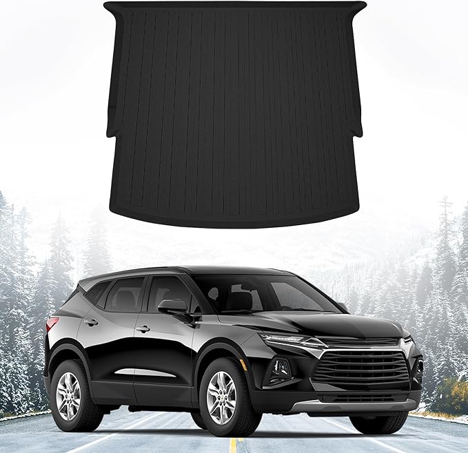 Premium Cargo Liner for Chevrolet Blazer 2LT 3LT RS Premier 2021-2025 - 100% Protection - Custom Fit Car Trunk Mat - Easy-to-Wash & All-Season Black Cargo Mat - 3D Shaped Laser Measured Trunk Liners