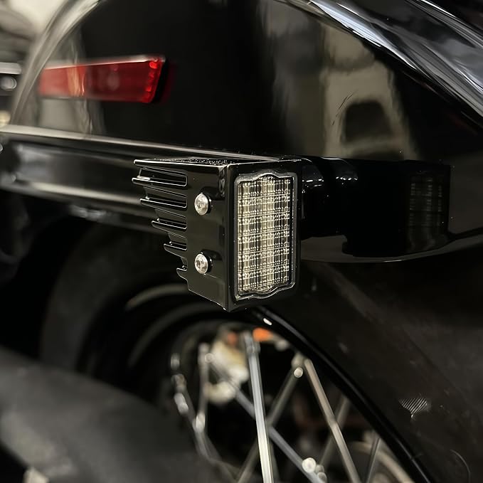 Dual-Intensity LED Rear Light for Harley Softail 2018-2025 Ultra-Bright Amber Running Turn Signal Lamps with Smoked Lens 1:1 Plug-and-Play Upgrades for Low Rider S Street Bob Breakout