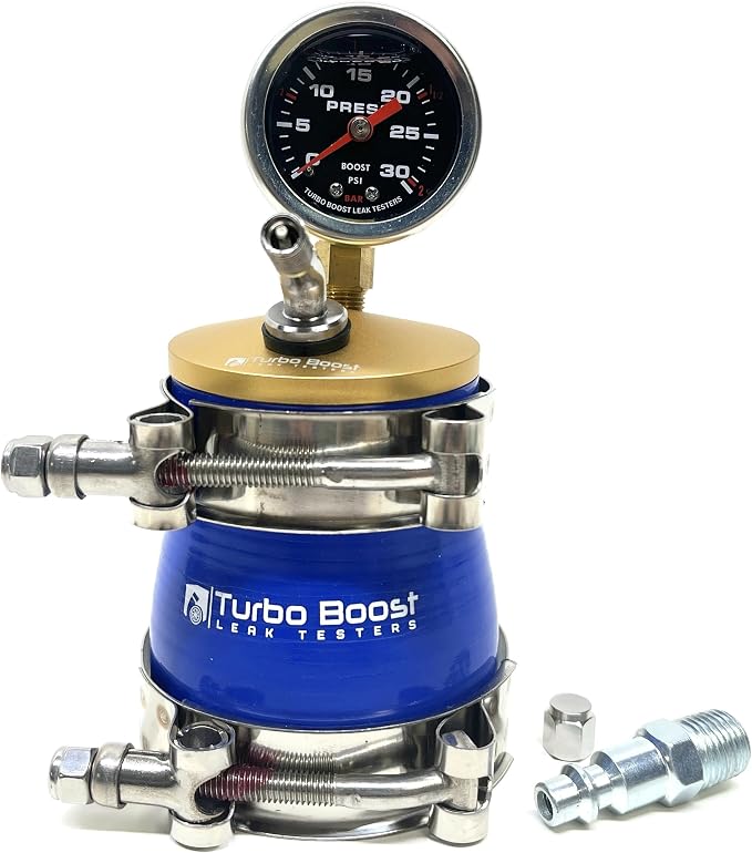 2" for 2" Turbo or Intake Pipe - Universal Tester Test Kit - Test Upto 30 PSI - Premium - 6061 Aluminum - Restore Power!