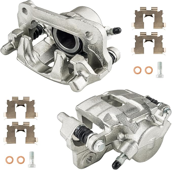 KAX Disc Brake Caliper Assembly Fit for Tracker 1989-1995, Sidekick 1991-1998 1.6L, Tracker 1996-1997 1.6L, Tracker 1998 1.6L, X-90 1996-1998, Sidekick 1989-1990, Front Side