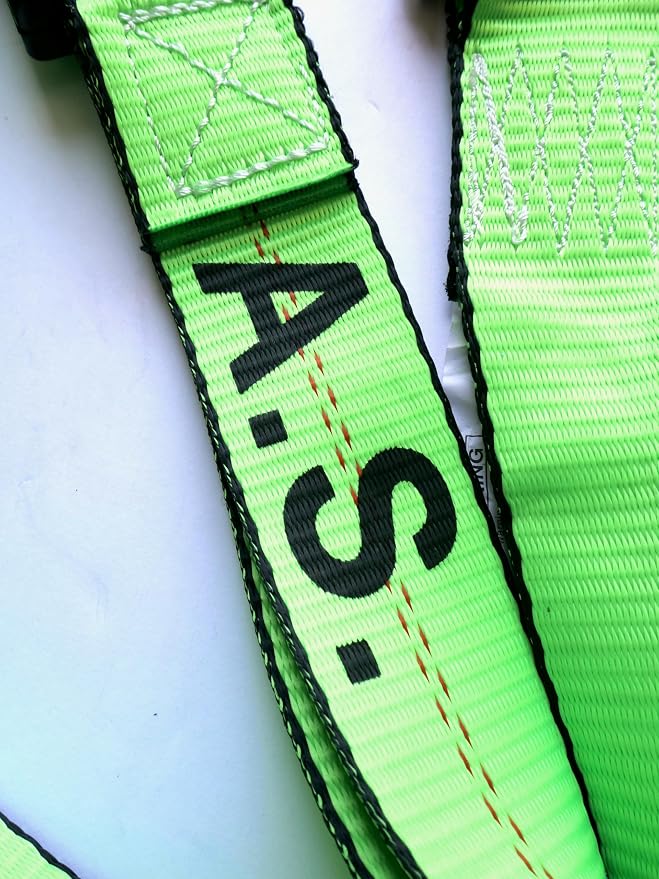 D.A.S. Car Hauler Straps - 2 inches x 11 feet, Set of 4 Wheel Tie Down Straps for Car, Truck, and UTV Transport, Secure Car Tie Dow, Three Cleat Design | Green Color