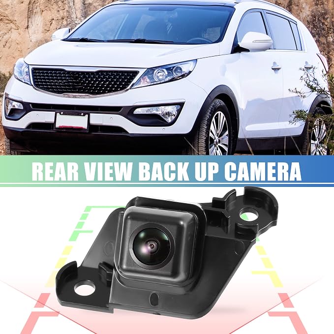X AUTOHAUX Rear View Back Up Camera 86790-04021 8679004020 Rear Park Assist Reverse Camera for Toyota Tacoma 2013-2015