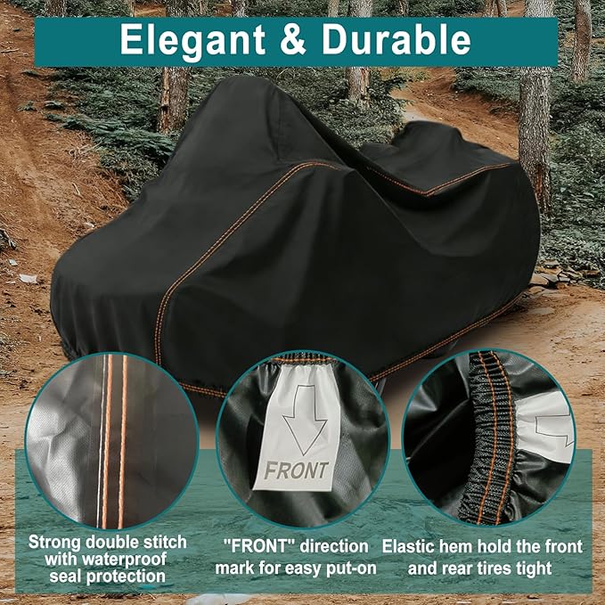 QYMOTO Can am Spyder F3 Limited Cover,Full Cover for RT Limited/Ryker 900/Touring/Sports RT Accessories/Canyon Compatible with All Spyder Models,Sea-to-Sky Waterproof Windproof All-Weather Protection