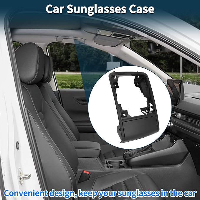 Car Sunglasses Case for Volkswagen Jetta/for Vento MK6 2011-2014 Eyeglasses Holder Storage Box ABS Black 1 Pc
