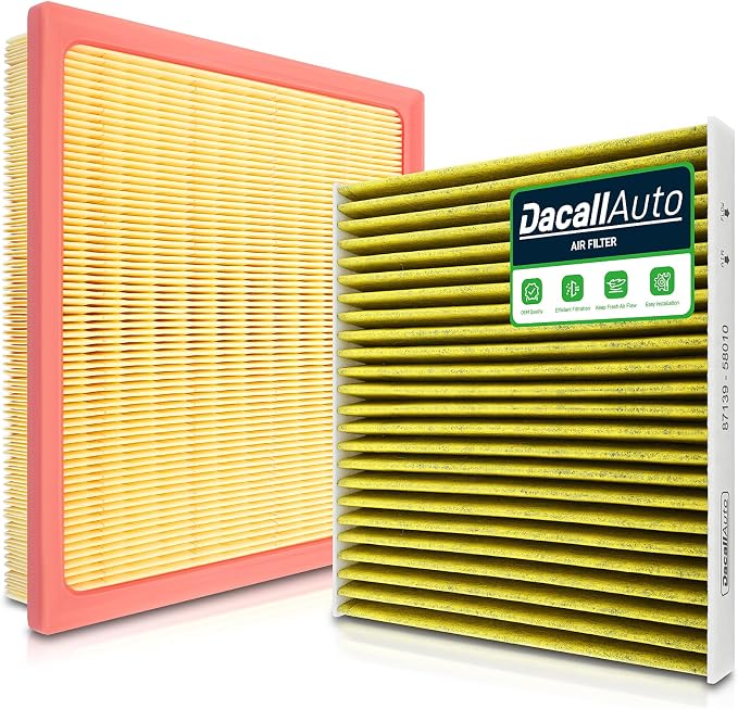 Engine & Cabin Air Filter Set Fit for Subaru Ascent (2019-2026), for Crosstrek(2018-2024), for Impreza(2017-2026), for Legacy(2020-2025), for Outback(2020-2026). Replace 16546AA16A, 8713958010